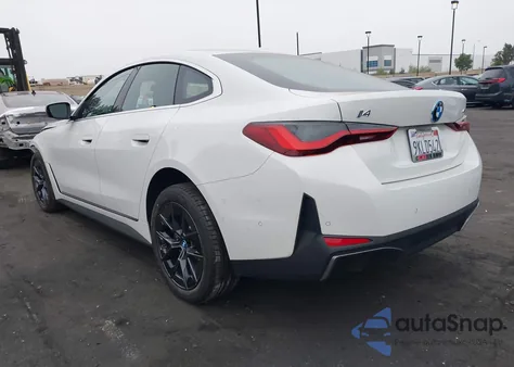 2024 BMW I4 Edrive35 из США, поврежденный, VIN WBY43AW09RFS24379